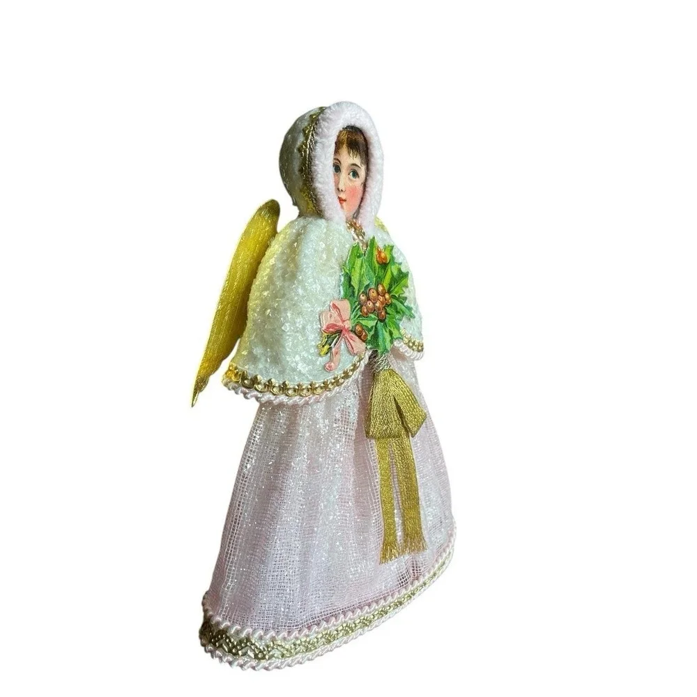 Blumchen‎ Snow Angel Victorian Style Ornament Angelic Topper Little Holly BB117